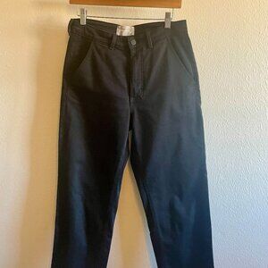 Everlane Straight Leg Crop - Black - Size 10